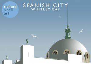 Spanish City, Whitley Bay Art Print