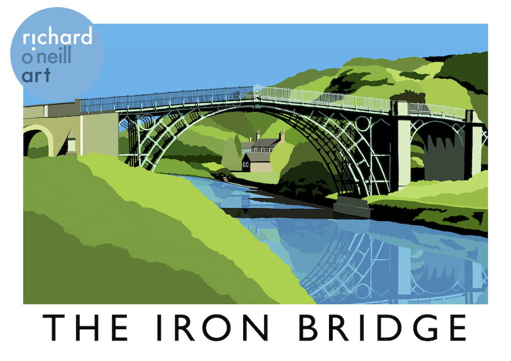 The Iron Bridge Art Print