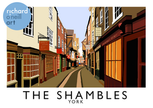 The Shambles, York Art Print