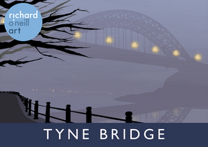Tyne Bridge (Fog) Art Print