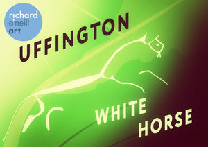 Uffington White Horse Art Print