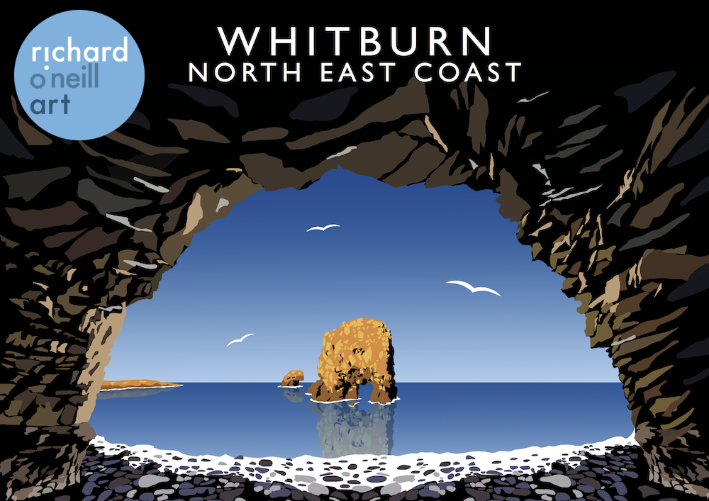 Whitburn Art Print – Richard O'Neill Art Shop