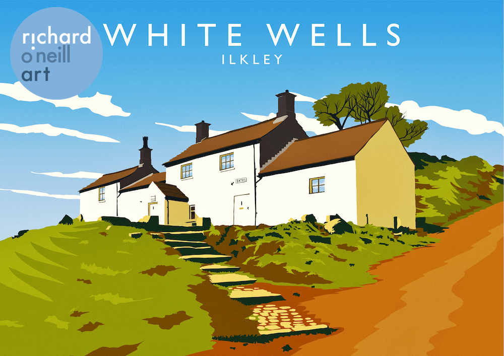 White Wells, Ilkley Art Print