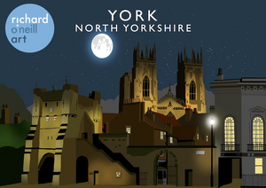York Art Print (Night)