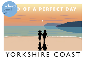 Yorkshire Coast - End of a Perfect Day Art Print