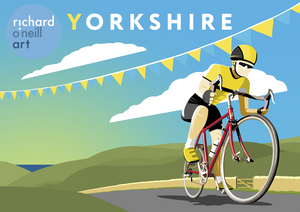 Yorkshire Cycling 2019 variant 2 Art Print